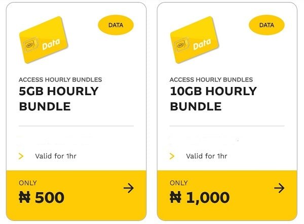 mtn hourly data plan MTN Hourly Data Plans Codes (10GB for N1,000, 5GB N500)